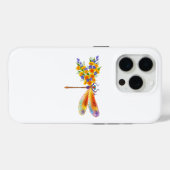 Gele Bloem Libel Case-Mate iPhone Case (Achterkant (horizontaal))