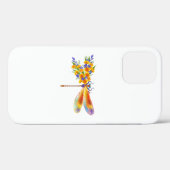 Gele Bloem Libel Case-Mate iPhone Case (Achterkant (horizontaal))