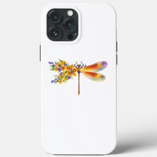 Gele Bloem Libel Case-Mate iPhone Case (Achterkant)
