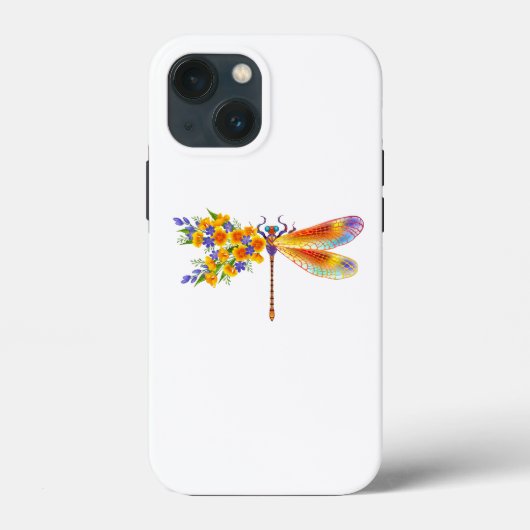 Gele Bloem Libel Case-Mate iPhone Case (Achterkant)