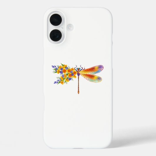 Gele Bloem Libel Case-Mate iPhone Case (Achterkant)