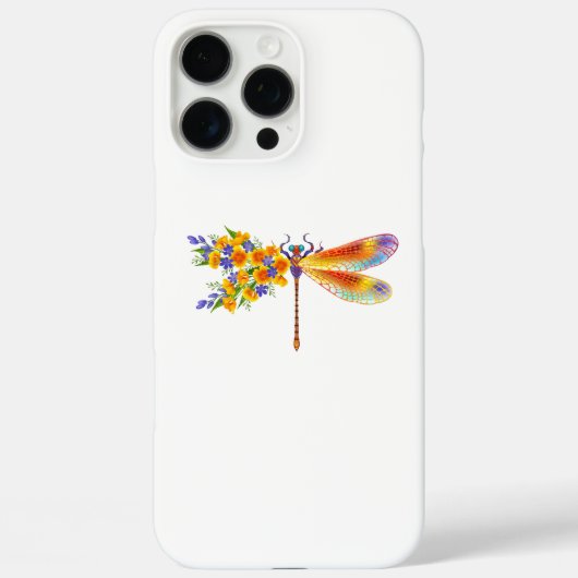 Gele Bloem Libel Case-Mate iPhone Case (Achterkant)
