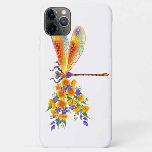 Gele Bloem Libel Case-Mate iPhone Case (Achterkant)