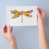 Gele Bloem Libel Flyer (Hand)