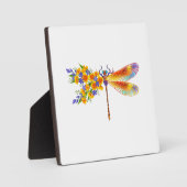 Gele Bloem Libel Fotoplaat (Voorkant)