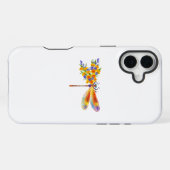Gele Bloem Libel iPhone Hoesje (Achterkant horizontaal)