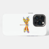 Gele Bloem Libel iPhone Hoesje (Achterkant horizontaal)