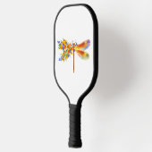 Gele Bloem Libel Pickleball Paddle (Links)