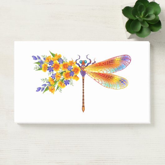 Gele Bloem Libel Post-it® Notes (Kantoor)