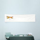 Gele Bloem Libel Spandoek (Beurs)