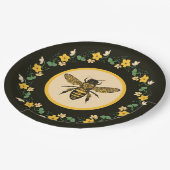  gele bloem Lijst Papieren Bordje (Gekanteld)