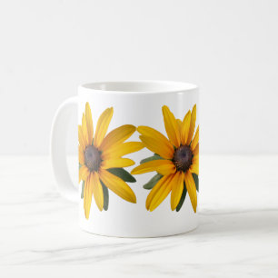 Gele Bloem Moderne Eenvoudige Zwarte Eyed Susan Koffiemok