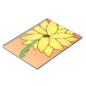 Gele Bloem Notitieboek (Linkerzijde)