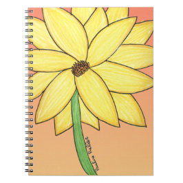 Gele Bloem Notitieboek