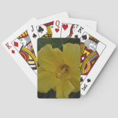 Gele bloem op speelkaarten (Achterkant)