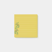 Gele bloem Post-it Nota's Post-it® Notes (Voorkant)