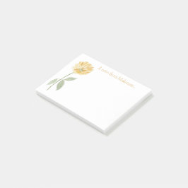 gele bloem post-it® notes