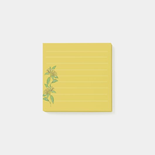 Gele Bloem Post-it Notities Post-it® Notes (Voorkant)