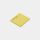 Gele Bloem Post-it Notities Post-it® Notes (Schuin)