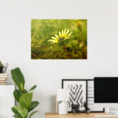 Gele bloem poster (Thuiskantoor)