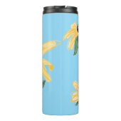 Gele bloem reizen thermische mok (Achterkant)