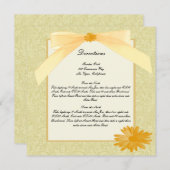 Gele Bloem Richting Kaarten (Voorkant / Achterkant)