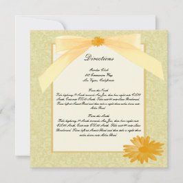 Gele Bloem Richting Kaarten