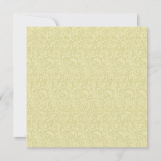 Gele Bloem Richtingskaarten Kaart (Achterkant)