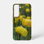 Gele bloem samsung galaxy hoesje (Achterkant)