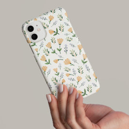Gele bloem Scandinavisch iPhone 16 Pro Hoesje