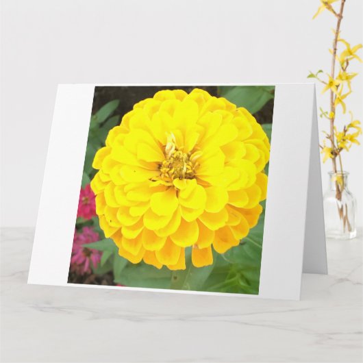 Gele Bloem Schrijf het zelf kaart (Gele Bloem)