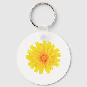 Gele Bloem Sleutelhanger