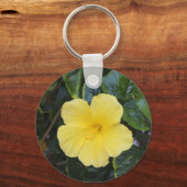 Gele bloem sleutelhanger (Achterkant)
