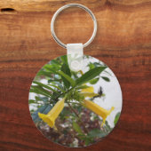 Gele bloem sleutelhanger (Voorkant)
