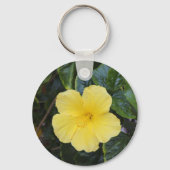 Gele bloem sleutelhanger (Achterkant)