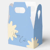 Gele bloem ster cadeautas ontwerp bedankdoosjes (Geopend)