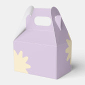 Gele Bloem Ster Cadeautas Ontwerp Bedankdoosjes (Achterkant)