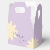 Gele Bloem Ster Cadeautas Ontwerp Bedankdoosjes (Geopend)