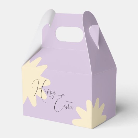 Gele Bloem Ster Cadeautas Ontwerp Bedankdoosjes (Voorkant Zijde)