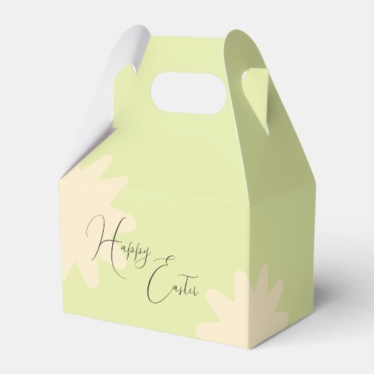 Gele Bloem Ster Gift Zak Ontwerp Bedankdoosjes (Voorkant Zijde)