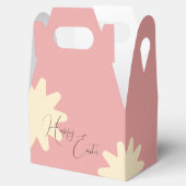 Gele Bloem Ster Gift Zak Ontwerp Bedankdoosjes (Geopend)