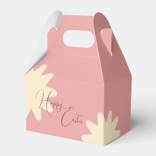Gele Bloem Ster Gift Zak Ontwerp Bedankdoosjes (Voorkant Zijde)