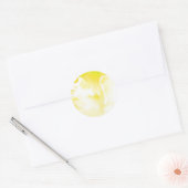 Gele bloem sticker (Envelop)