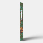 Gele bloem tegen bladcamouflage 2 Case-Mate iPhone case (Achterkant / Links)
