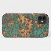 Gele bloem tegen bladcamouflage 2 Case-Mate iPhone case (Achterkant (horizontaal))
