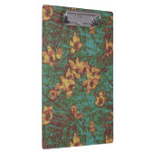 Gele bloem tegen bladcamouflage 2 klembord (Rechts)