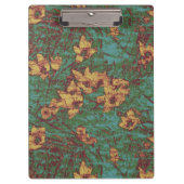 Gele bloem tegen bladcamouflage 2 klembord (Voorkant)