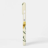 "Gele bloem telefoonhoes iPhone Hoesje (Linkerkant)