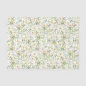 Gele bloem tissuepapier, Decoupage Bloemen Tissuepapier (Voorkant)