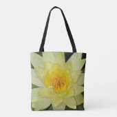 Gele bloem tote bag (Achterkant)